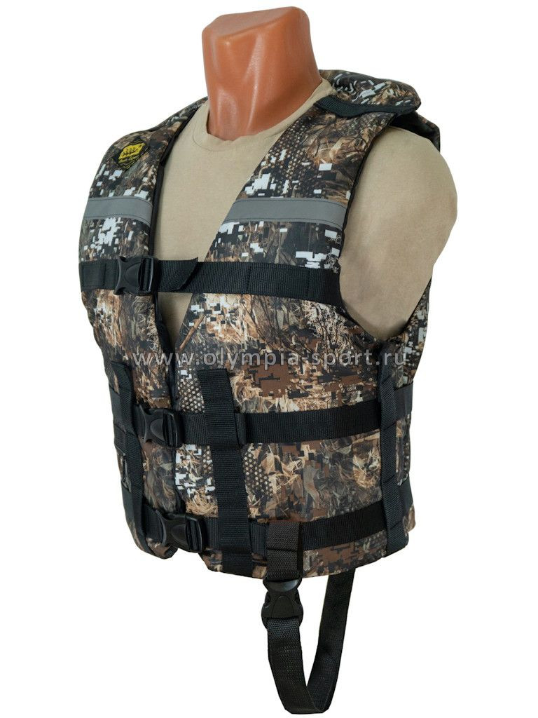 Жилет спасательный Таймень M 50-60кг (Лес пиксель)